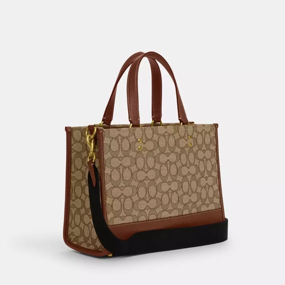 Disney Coach Dempsey Carryall Bag In Signature Jacquard With Mickey Mouse Print - Picture 2 of 6